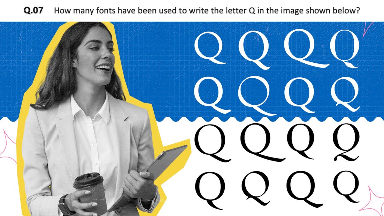 CEED 2023 Question 7 | Number of Fonts