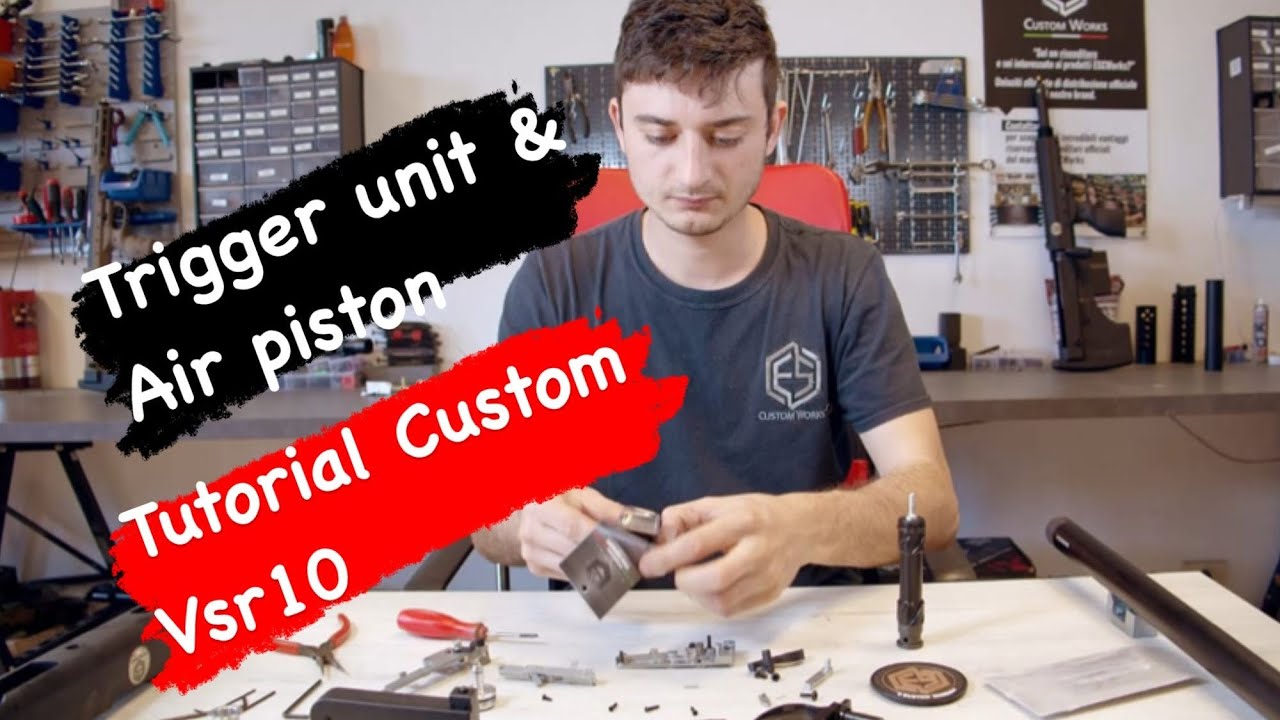 [Tutorial Airsoft ] How to upgrade VSR 10 : Kit pistone e molla Zero Friction by Escworks