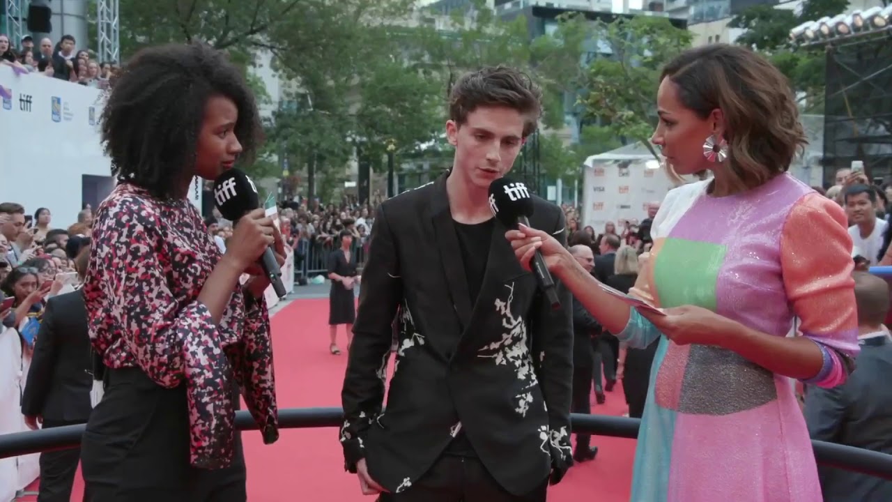 Timothée Chalamet Red Carpet live at TIFF 2018(Screen Rec)