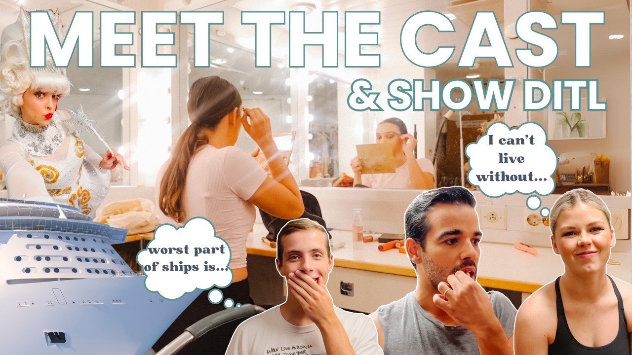 What a Show Day is REALLY like as a Cruise Ship Singer & Meet the Cast!