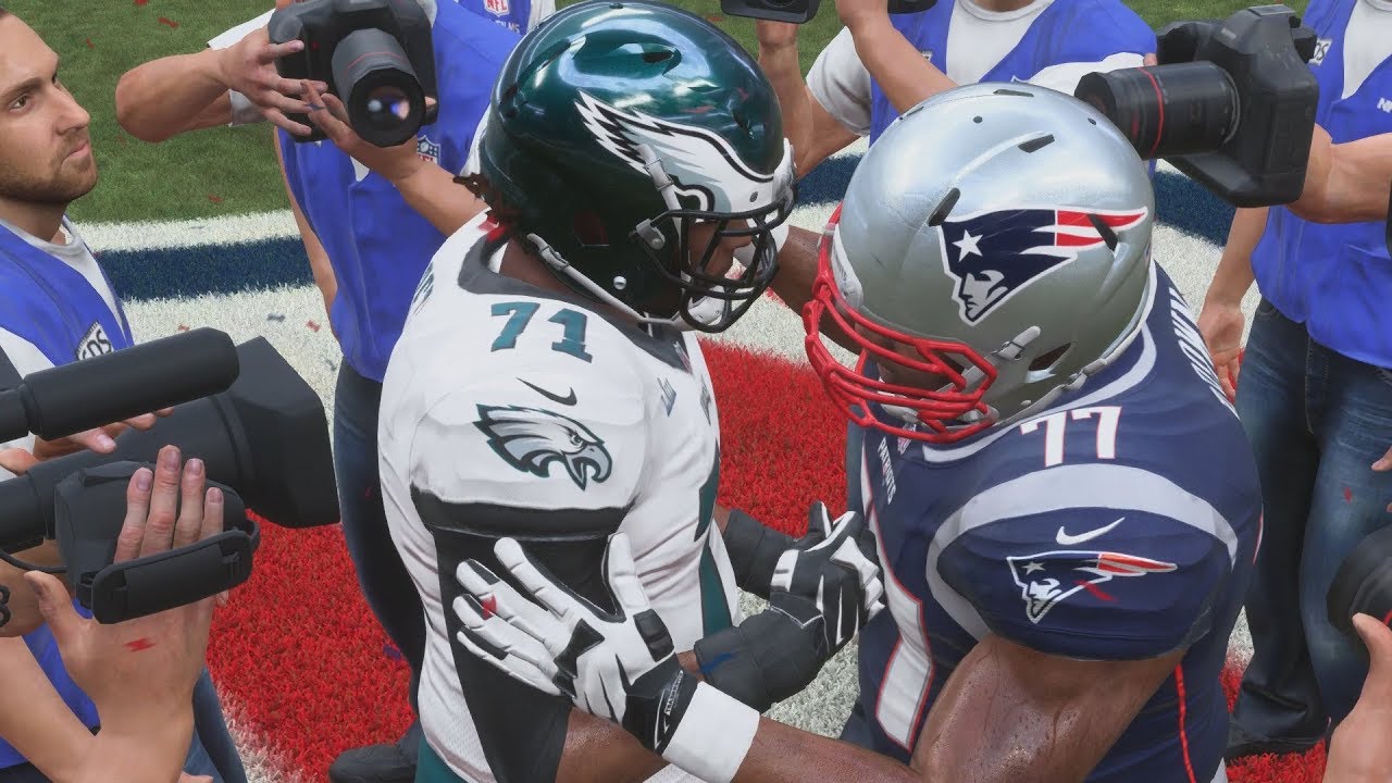 Madden NFL 19 - Super Bowl LII: Eagles v Patriots Gameplay [1080p 60FPS HD]
