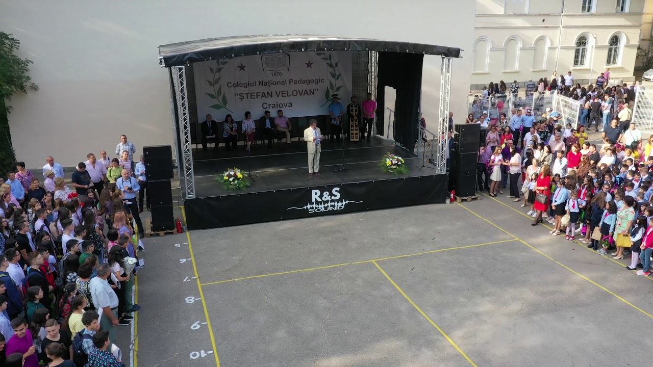 Deschiderea anului scolar 2019-2020 la Colegiul National Pedagogic Stefan Velovan din Craiova