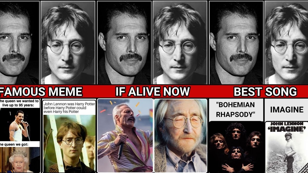 Freddie Mercury vs John Lennon - Queen vs Beatles