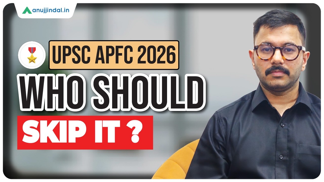 Who Should Not Write APFC 2026? | APFC Notification 2026 | UPSC EPFO New Vacancy | Anuj Jindal