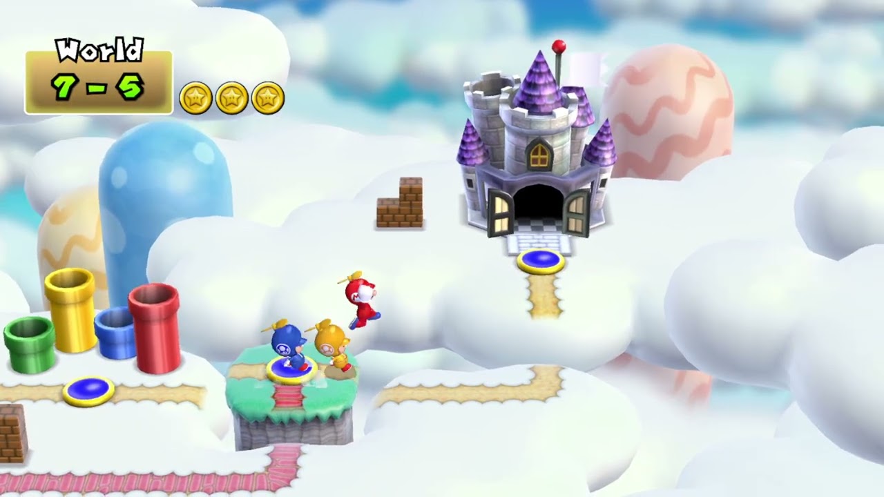 The Multi-Video of New Super Mario Bros. Wii (Some Stages)