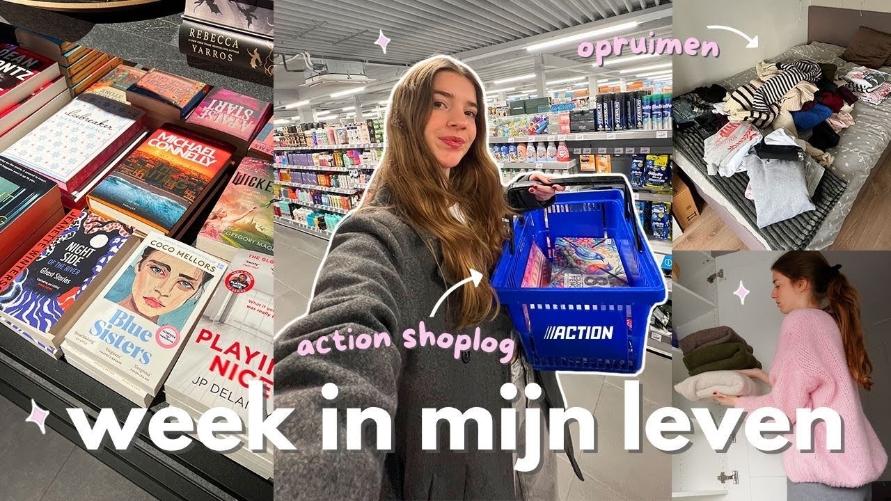 Weekvlog ⭐️ action journal shoplog 🎨💘 kledingkast opruimen & middagje venlo 🛍️