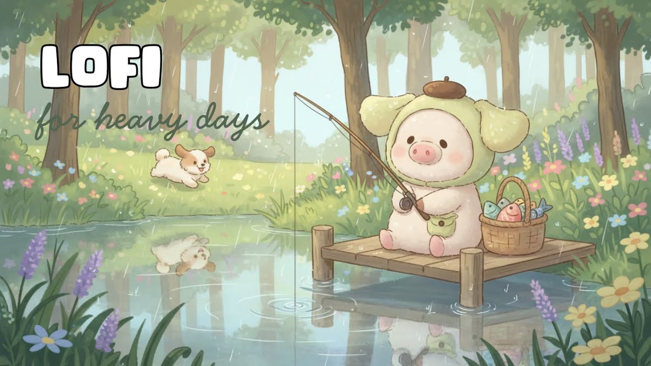 If today feels heavy, you’re not weak. You’re human. 🌱 | Calm Lo-fi for Heavy Days, Relax & Study