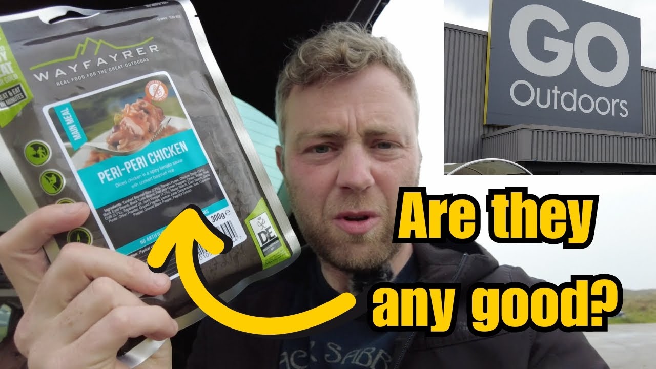 WILD CAMPING FOOD | Review and taste test of Wayfarer Wild Camping Ready Meals