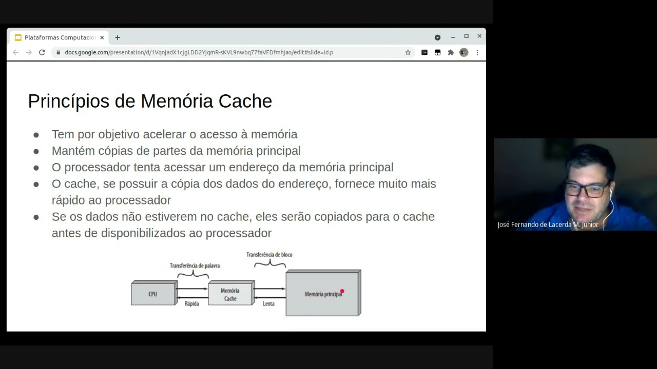 Plataformas Computacionais - Cache