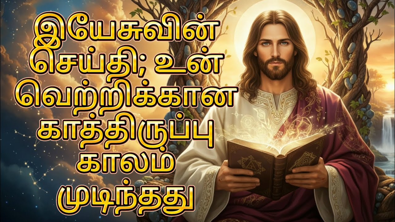 இயேசுவின் செய்தி; உன் வெற்றிக்கான காத்திருப்பு காலம் முடிந்தது | God’s Promise | Jesus Message தமிழ்