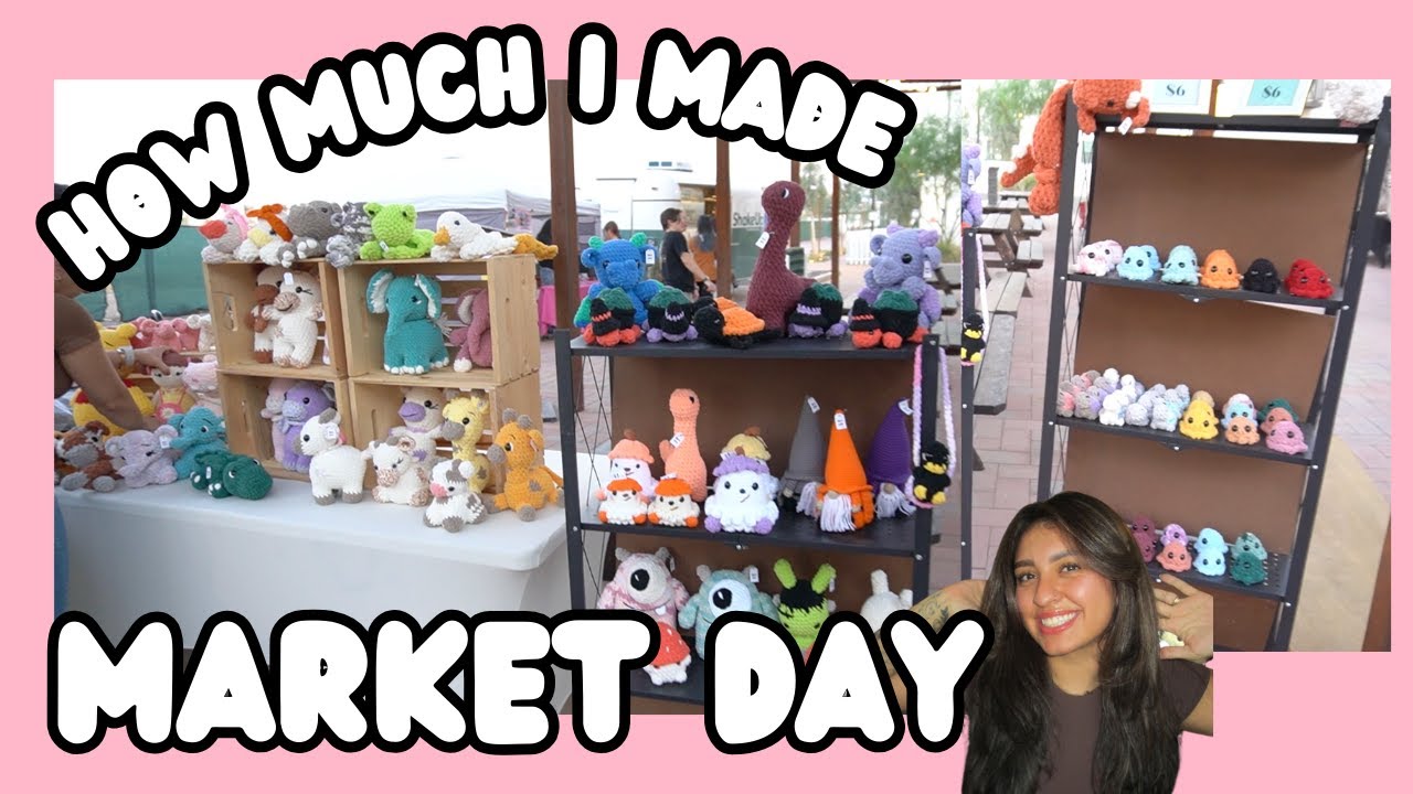 MARKET DAY ✨HOW MUCH I MADE 💸 WHAT SOLD! 💕WHAT I TAKE TO A MARKET 👑
