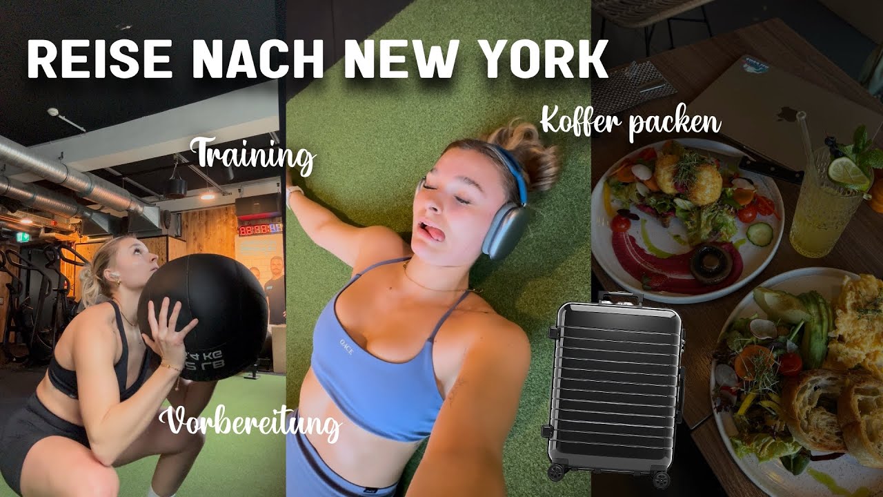 Reise nach NEW YORK 😍 Koffer packen, training... // Marieluise