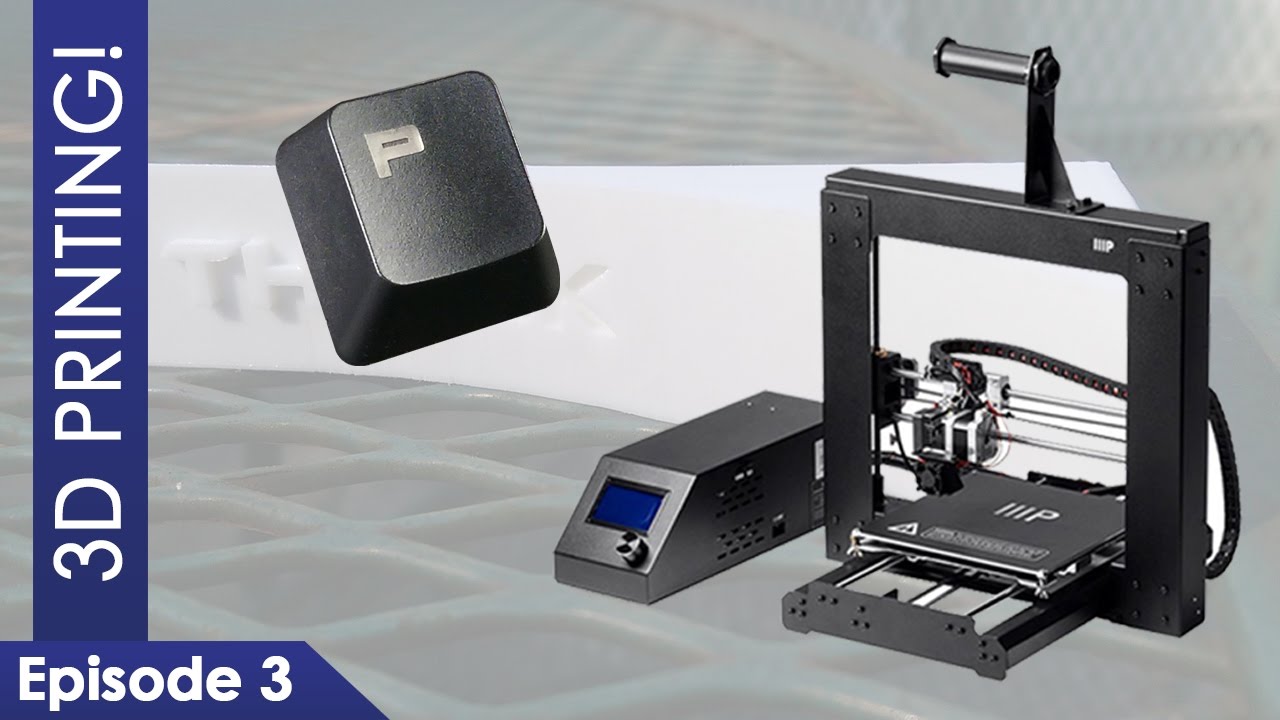 3D Printing with the Maker Select V2 - Ep3 | Keycaps and Supporting Them Oddly