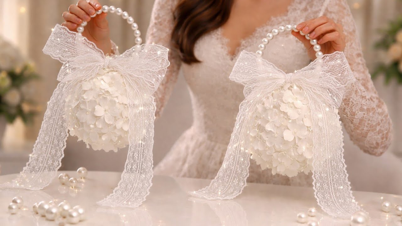 Pearl Pomander Bouquet DIY | Wedding Bouquet & Decoration