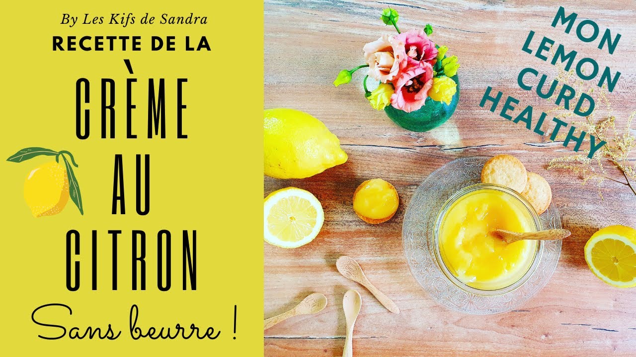Lemon Curd / Crème au citron (sans beurre)🍋🍋🍋