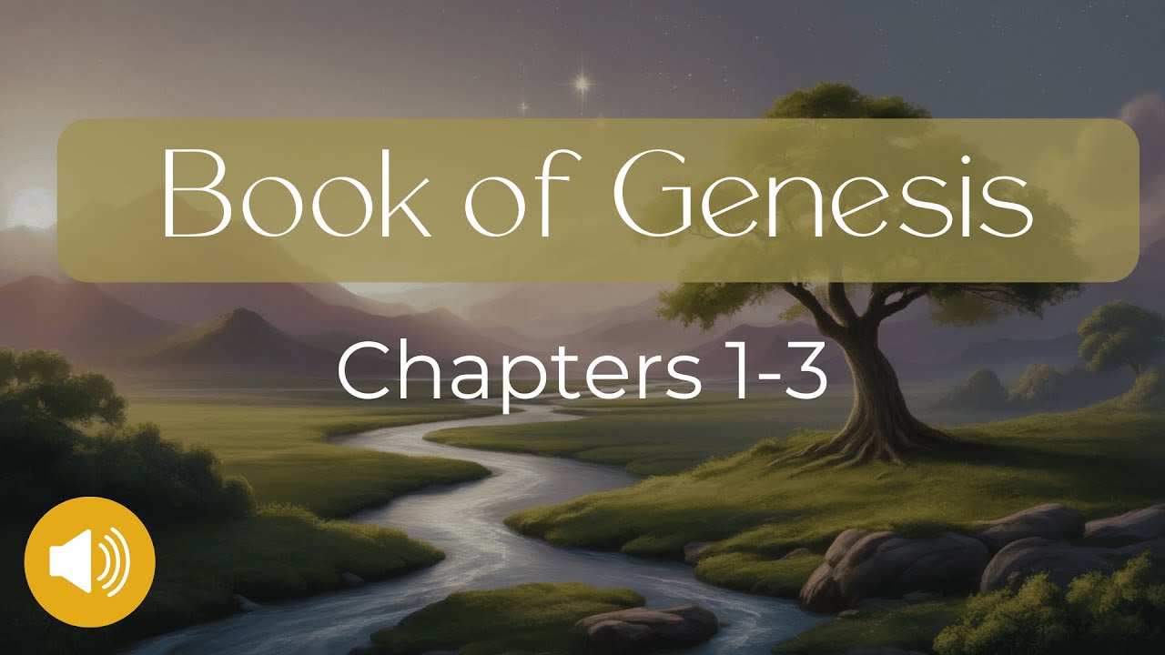 🌞 Daily Bible Study with Commentary | Genesis 1-3 | ✨ Creation Unfolds: Light, Life & the Fall 🌍🍎