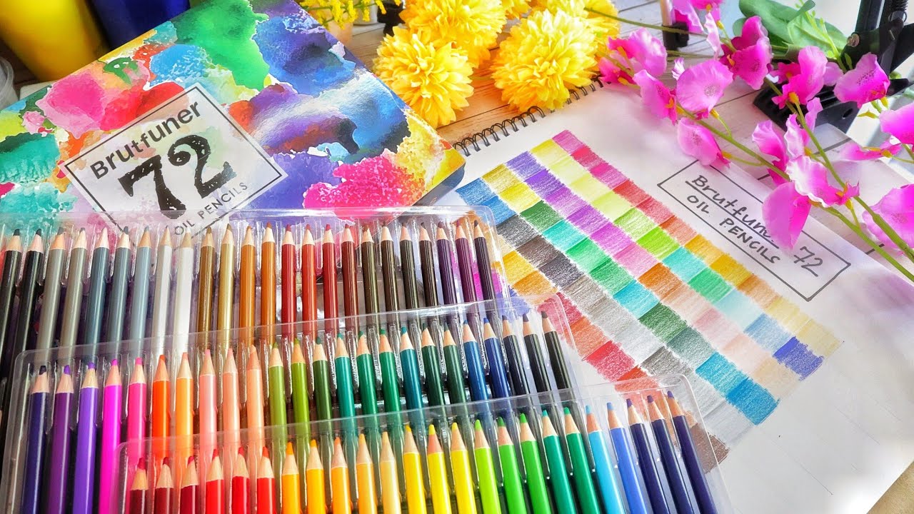 REVIEWS : Brutfuner 72 OIL PENCILS (FROM SHOPEE worth 749php ONLY!!) is it worth it? | Karen Guntang