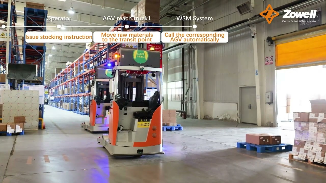 13 units FRB20   2 ton AGV electric  reach truck used for Automobile manufacturing companies
