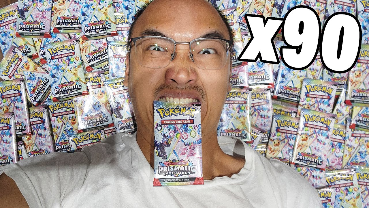 MÉGA OUVERTURE 90 PACKS POKÉMON ‘’PRISMATIC EVOLUTIONS’’ !