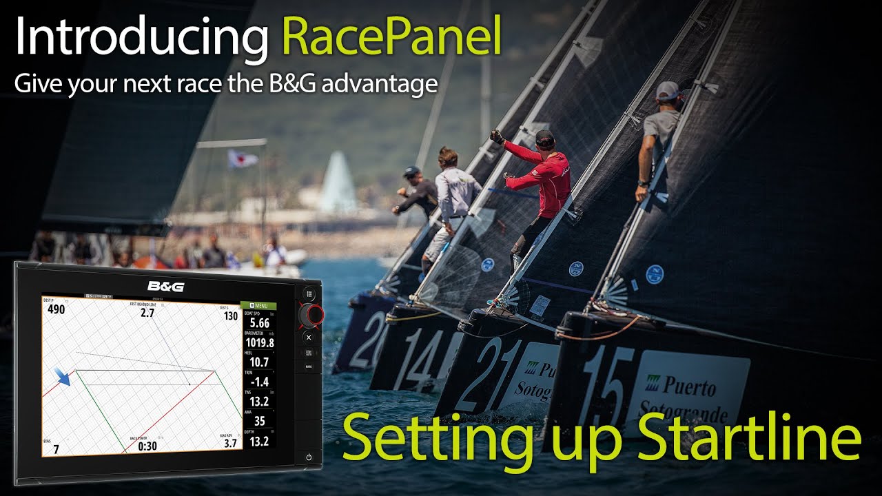 B&G RacePanel - Setting up a Start Line