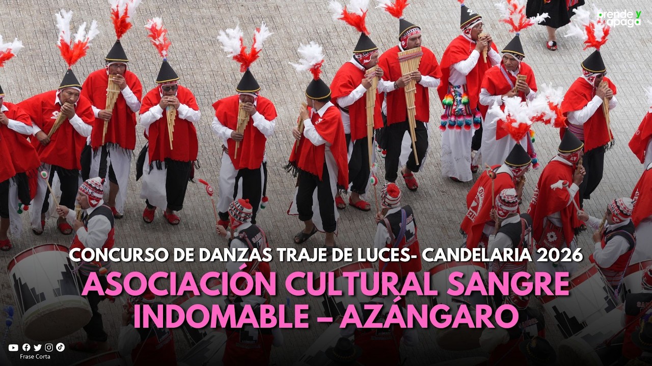 #Puno: Asociación Cultural Sangre Indomable – Azángaro - Festividad Virgen de la Candelaria 2026