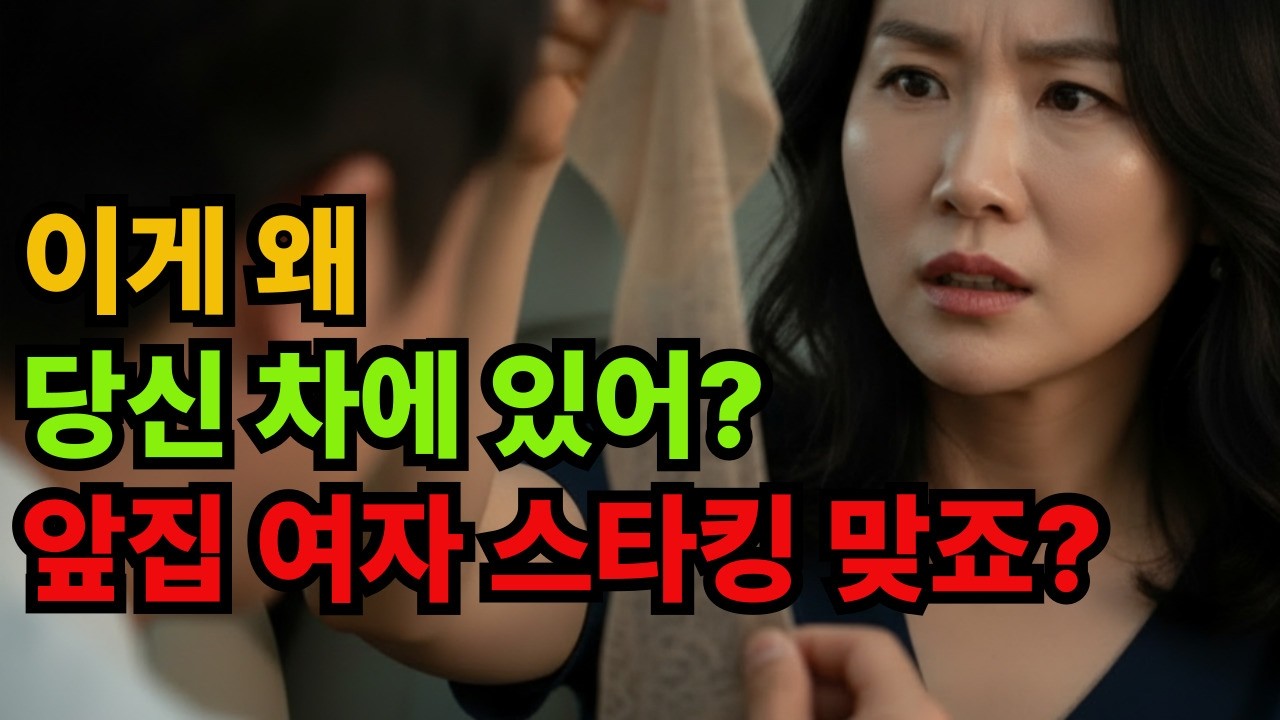 남편 차에서 앞집 여자 스타킹이 나왔습니다...저는 두 사람 인생을 끝장 냈습니다.  #인생사연 #감동사연 #사연라디오 #오디오북