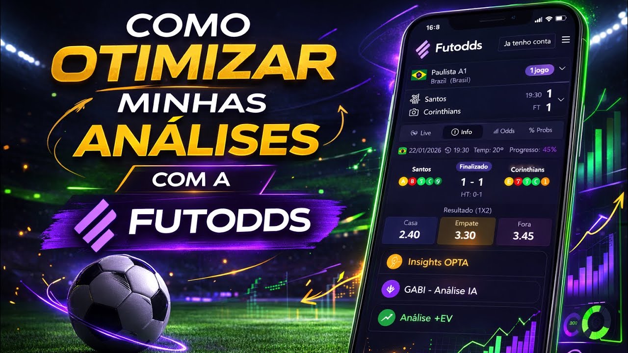 Como OTIMIZAR suas ANÁLISES com a Futodds!11