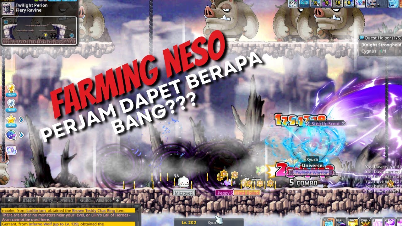 Farming Neso Di Field Perjamnya Dapet Berapa Bang? | Maplestory N