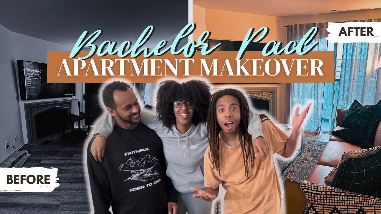 Bachelor Pad FULL Apartment Makeover | feat. @M.P.3. Productions