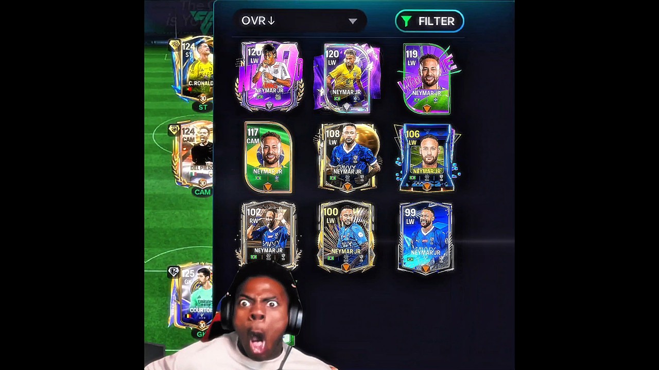 Pick The Best Neymar Card For This Team 🎩🔥 #fifamobile #fcmobile