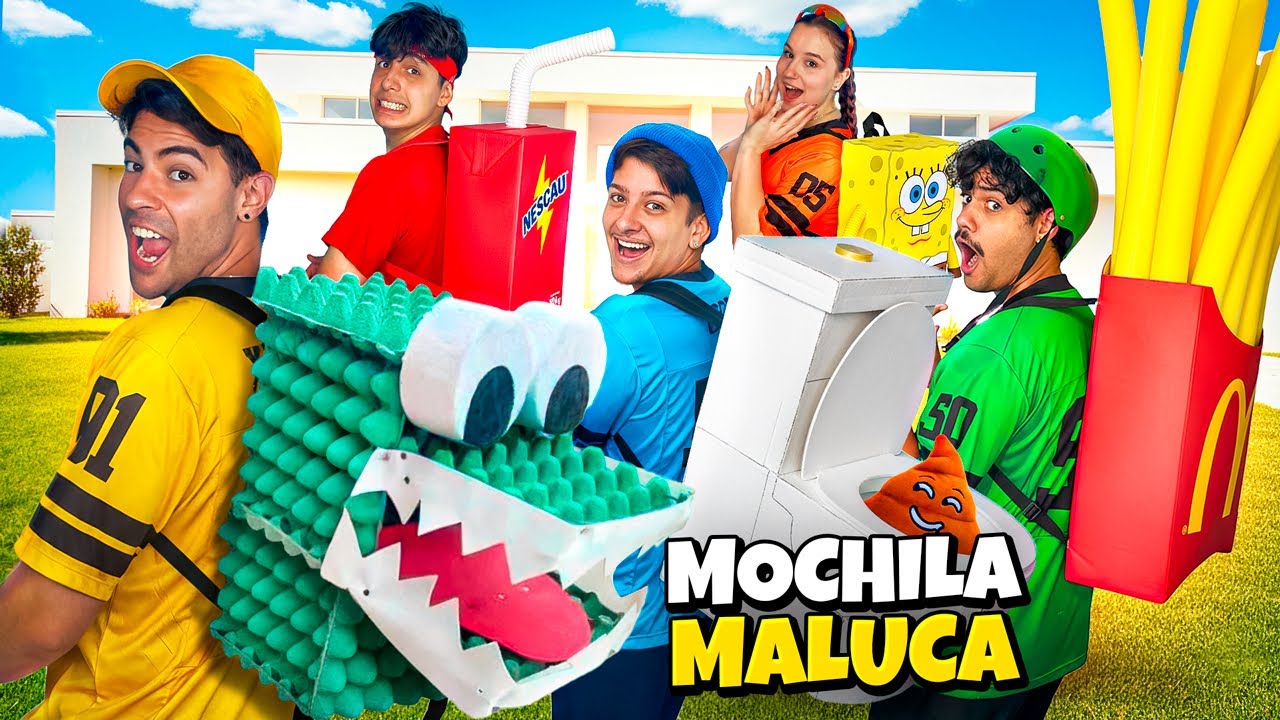 A MELHOR MOCHILA MALUCA VENCE! *Deu confusão ?