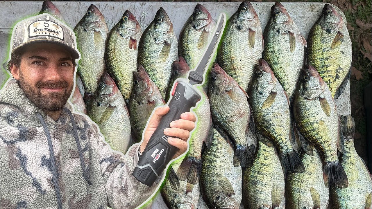 Crappie CATCH, CLEAN, and COOK! -- They Were STACKED