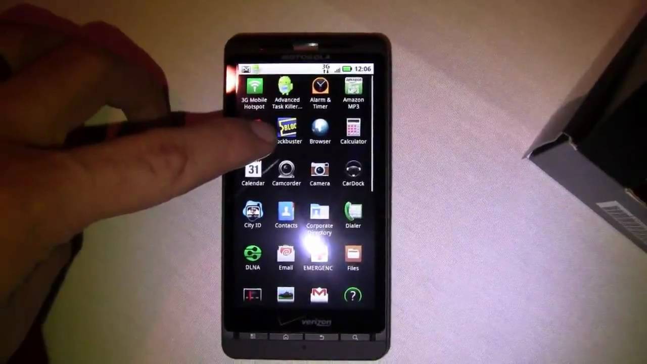 Motorola Droid X Unboxing