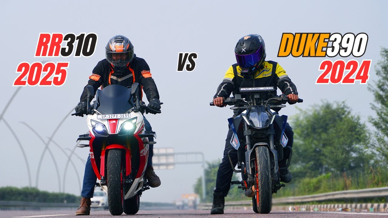 2024 KTM DUKE 390 3rd GEN VS 2025 TVS APACHE RR310 DRAGRACE