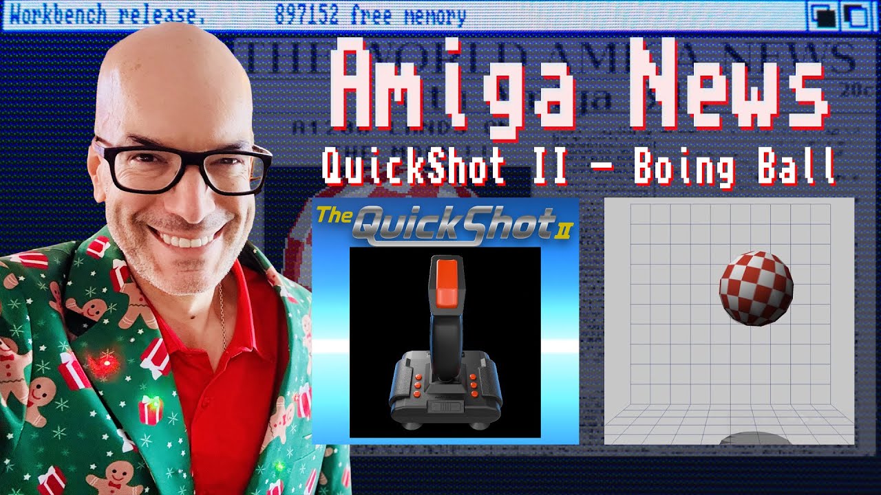 Powr&oacute;t joysticka QuickShot II, demo Boing Ball dla systemu Windows, Święty Mikołaj morduje elfy i...