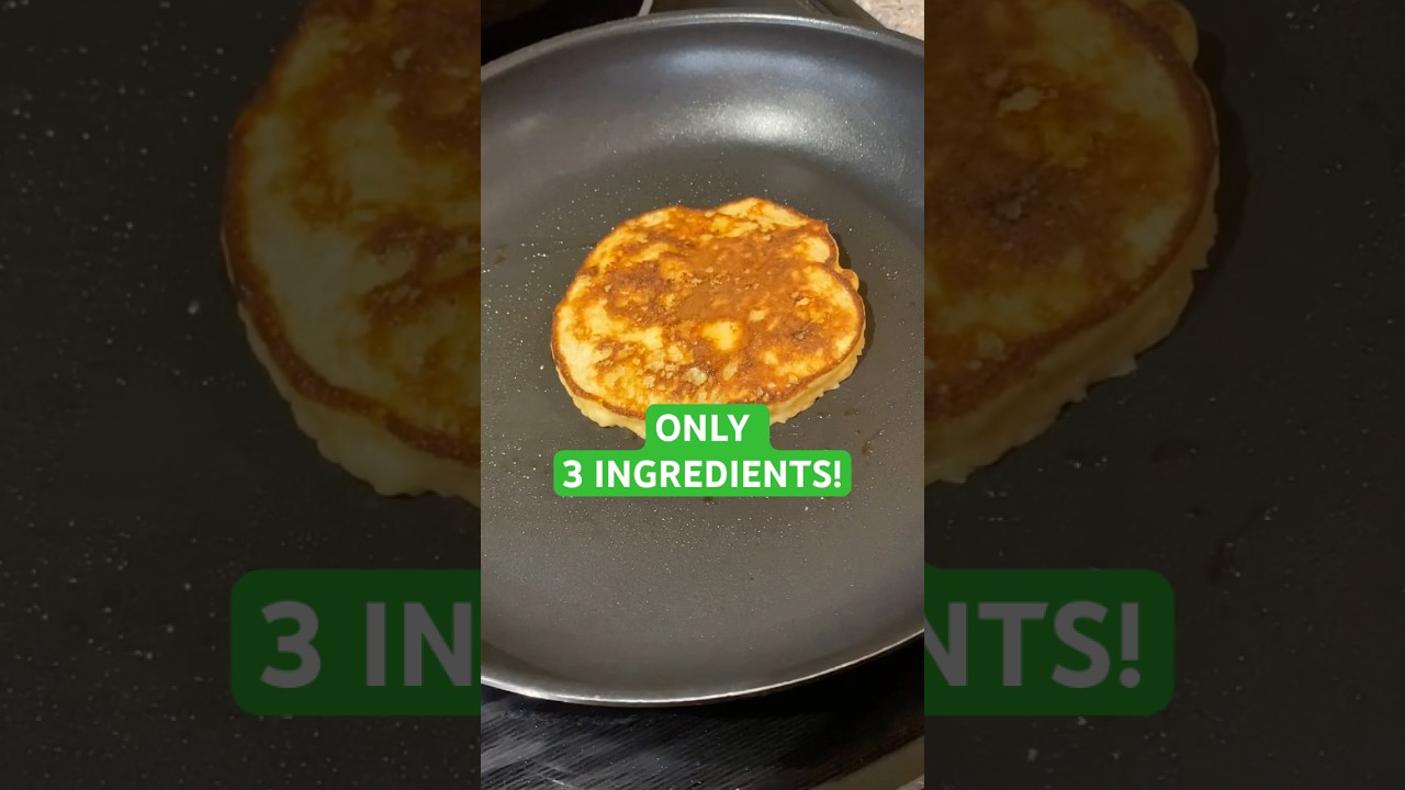 3 Ingredients. No Way This Pancake Works! 🤯