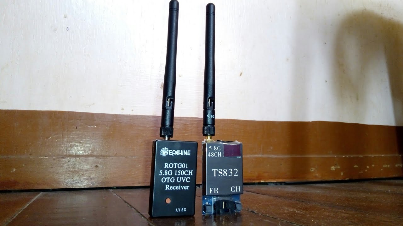 Eachine ROTG01 and TS832 AV Transmitter Unboxing and Test from Lazada