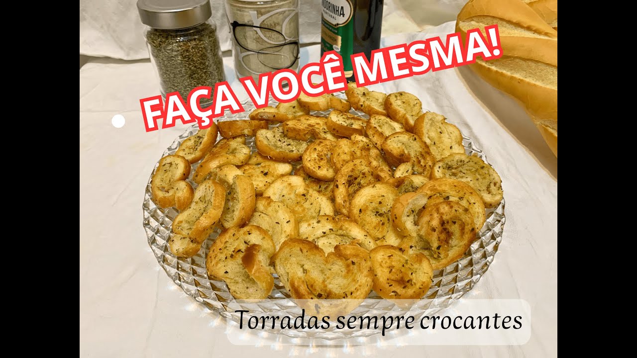 PARE de Comprar Torrada de Pacote! | Torrada Sempre Crocante e Gourmet.
