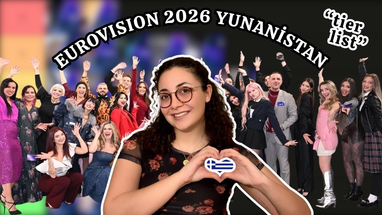 Eurovision 2026’da Yunanistan Fazlasıyla İddialı! | Sing for Greece-Ethnikós Telikós 2026 Tier List