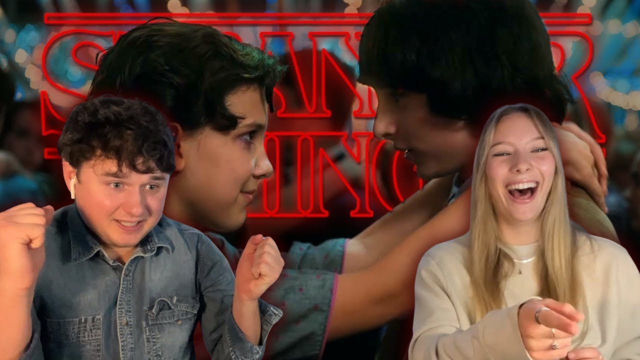 Making Boyfriend React to STRANGER THINGS 2x9 FINALE - FIRST TIME REACTION
