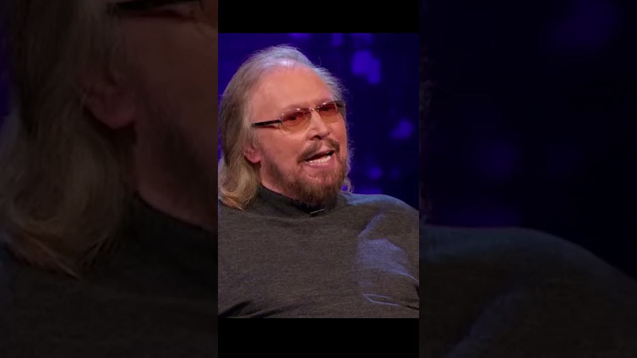 Barry Gibb on falsetto:  how did you find out you can do falsetto? #shorts #fun #beegees #jivetubin