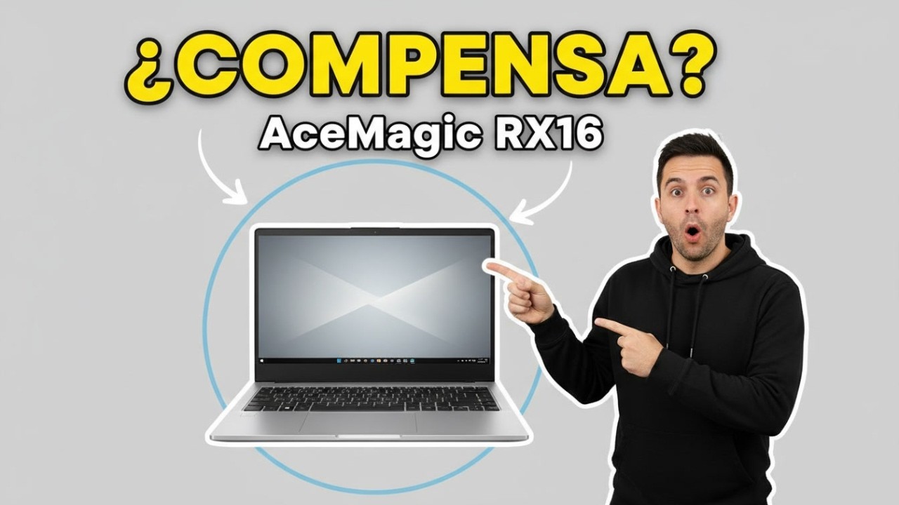 Review del AceMagic RX16: R7 7735HS, barato, pero merece la pena?