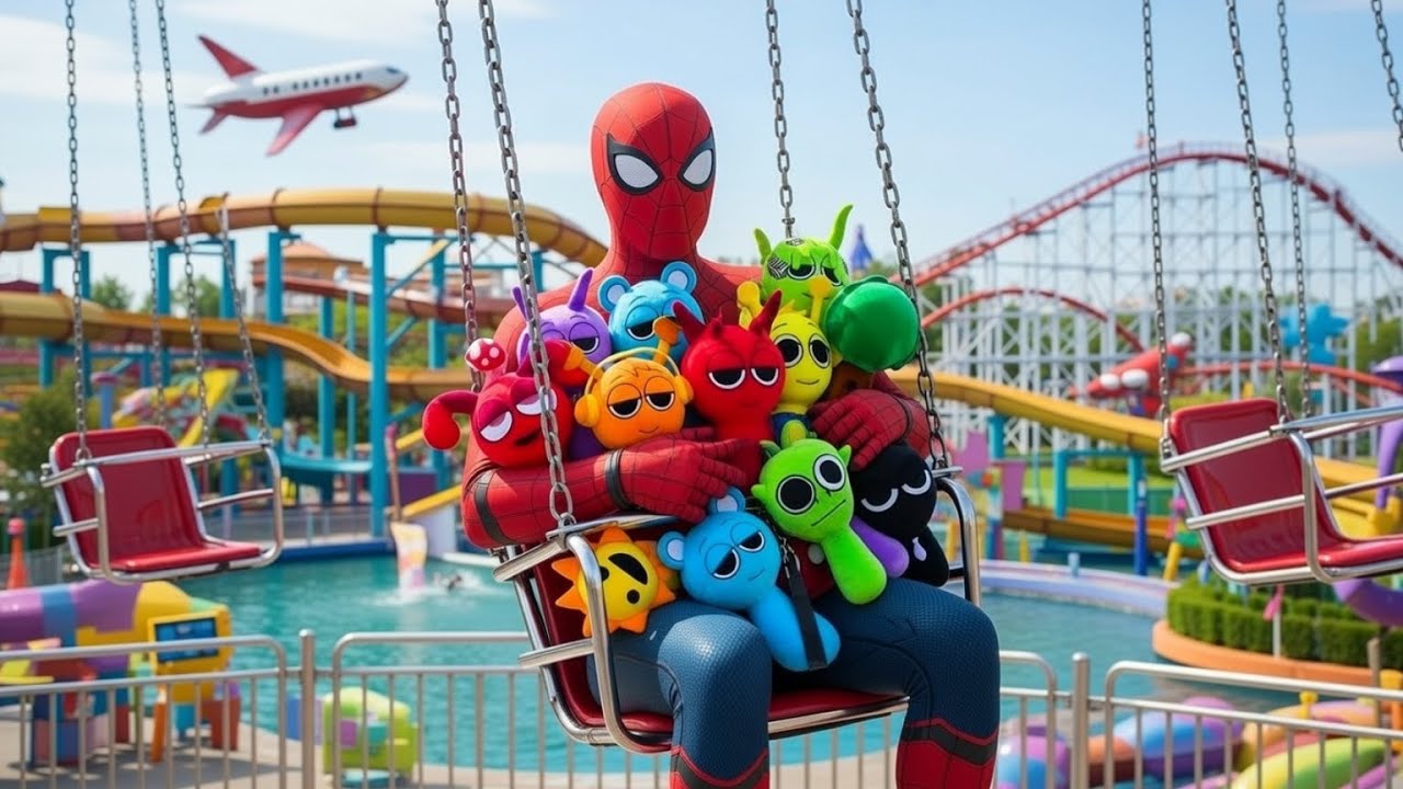 Spider Man Got Trapped on the Swing… Spuniki Were Hiding Everywhere
