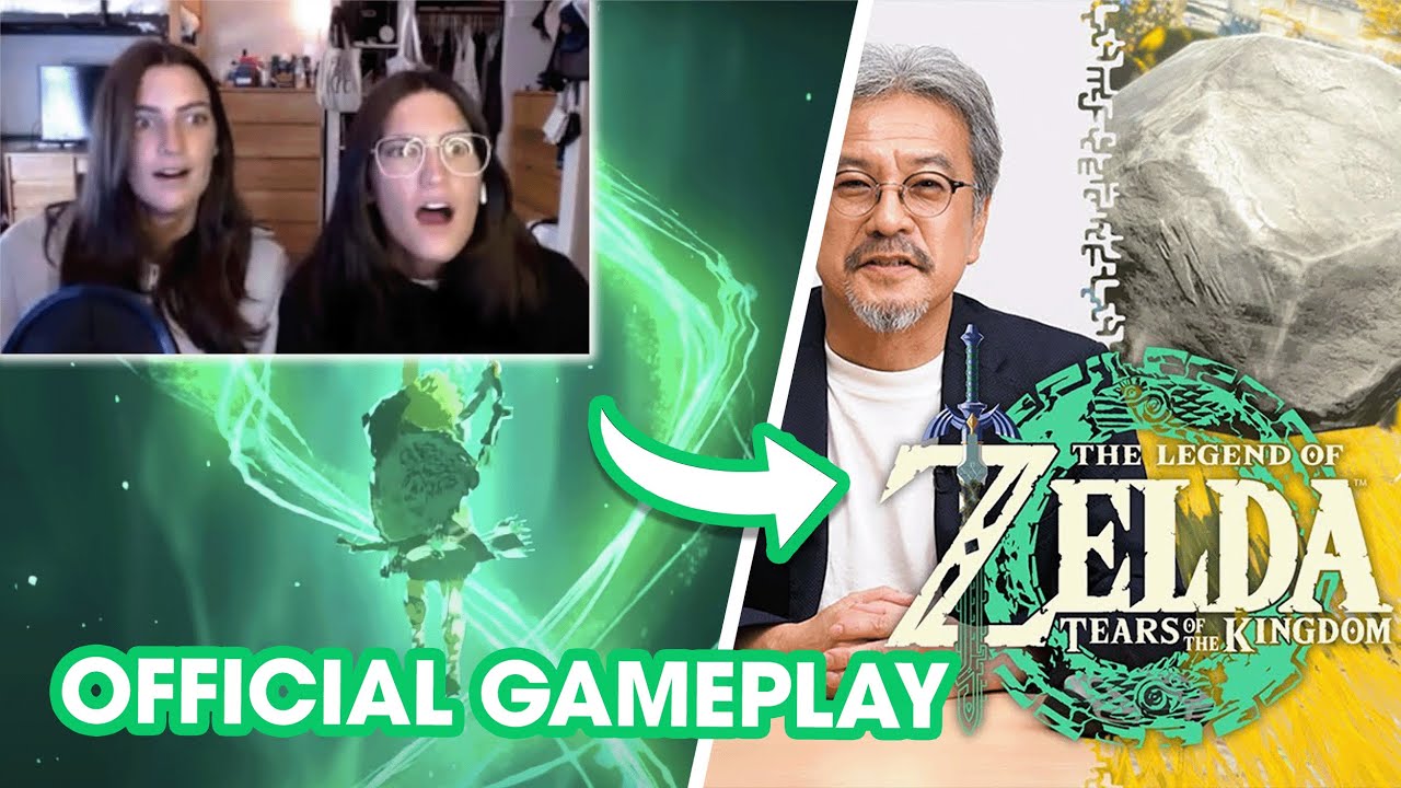 Zelda Tears of the Kingdom - OFFICIAL Gameplay REACTION!
