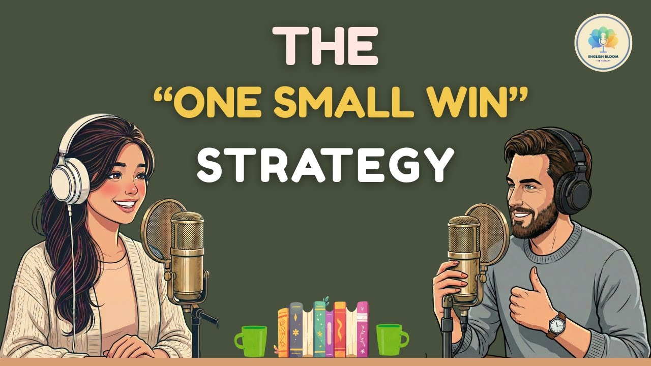 English Podcast for Easy English Conversation | The One Small Win Strategy | Learn English