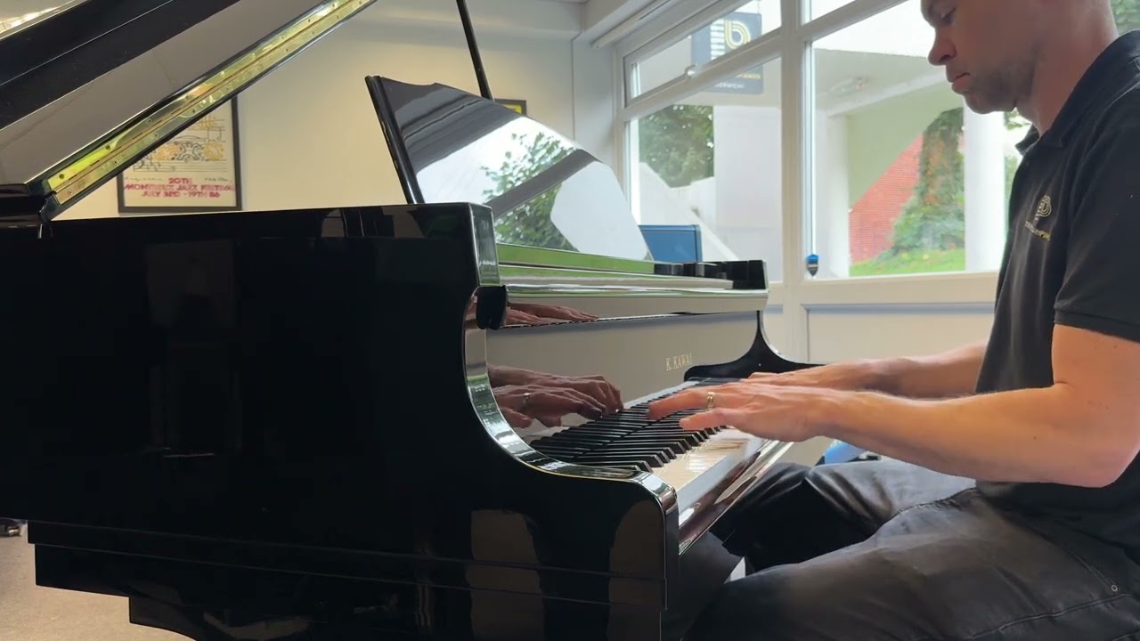 Kawai GS-30 Grand Piano in Polished Black 6’ 1" - Video Demo - Like Someone in Love