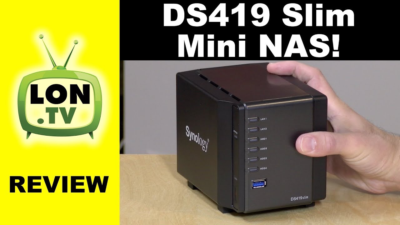 A Tiny NAS! Synology DS419 Slim Review / ds419slim