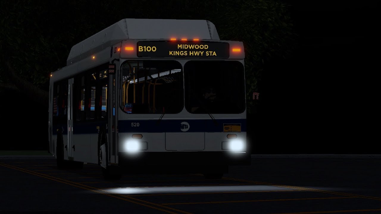 Roblox Mta bus route B100 c40Lf roundtrip