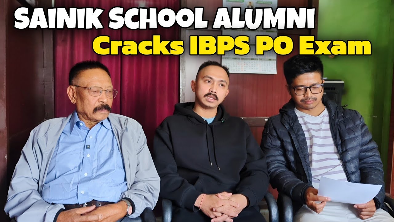 SAINIK SCHOOL ALUMNI CRACKS IBPS PO EXAM 🤯✨