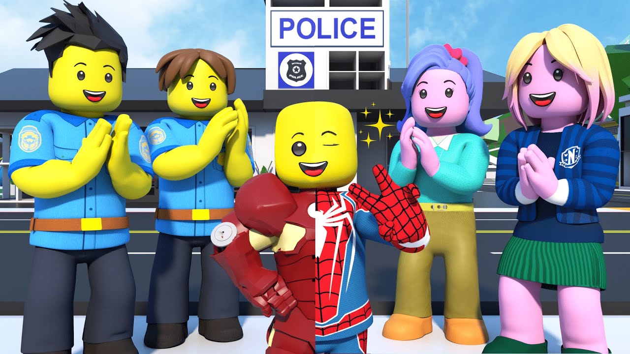 ROBLOX Brookhaven 🏡RP - Brave Superhero Adventure | Roblox Steve